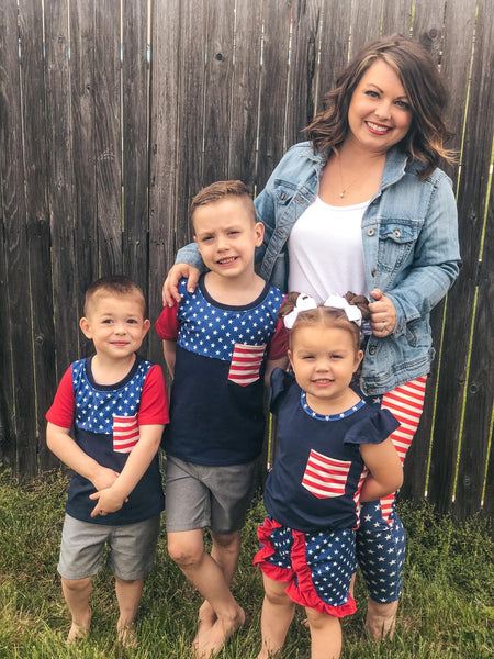 Star Spangled Capri Legging