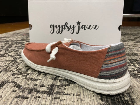 Very G Gypsy Jazz Poppy Rust fashion sneaker