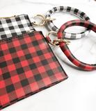 Bangle bracelet keychain & wristlet