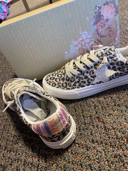 Very G Gypsy Jazz Cosmic 2 Taupe leopard Sneaker*