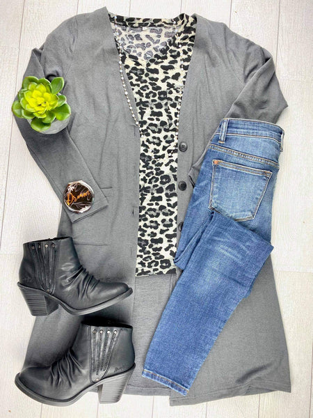 IN STOCK Colbie Cardigan - Classic Grey FINAL SALE