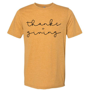 thanks + giving graphic tee
